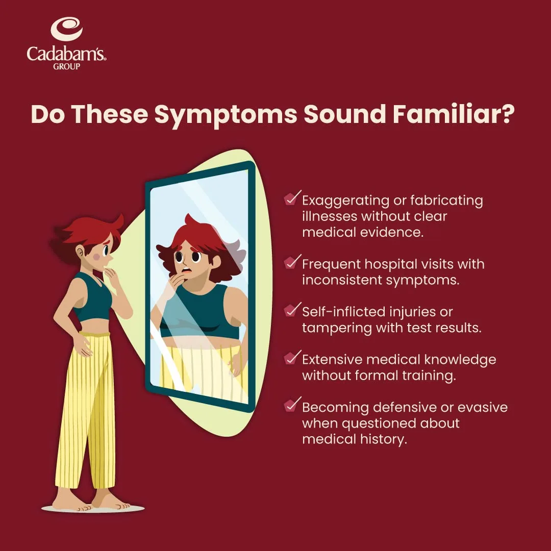 Factitious disorder symptoms 2
